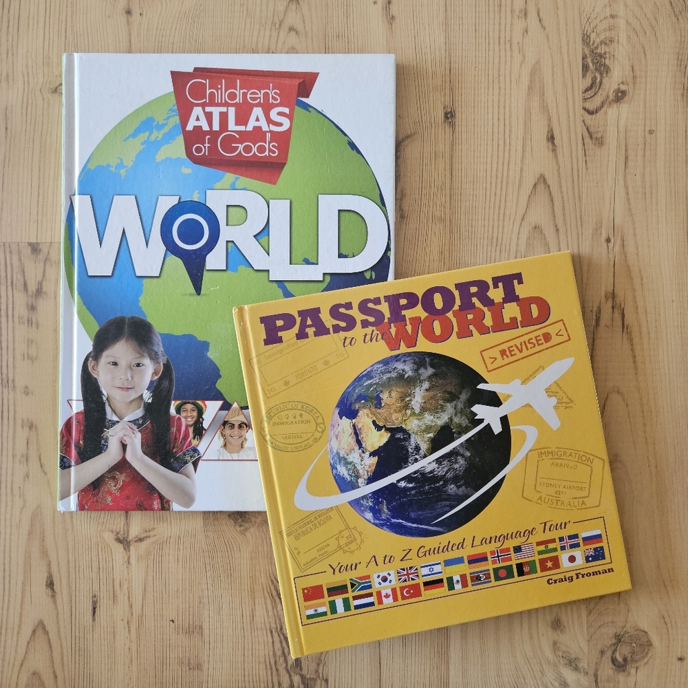 Masterbooks Set Of Passport To The World And Children's Atlas Of God's World